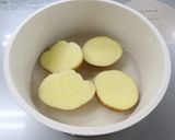介護食 新じゃがの木の芽味噌かけ作り方3写真