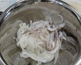 ネギとマイカといちほまれの甘辛味噌丼作り方2写真
