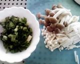 ねぎたっぷり☆きのこの味噌ピザ作り方1写真