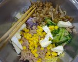 菊芋チップスdeカレー風味サラスパ作り方8写真