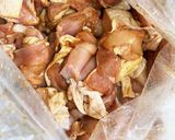 レンコンと鶏肉の甘酢醤油作り方2写真