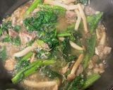 なばなとサバ缶の和風パスタ作り方3写真