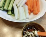 野菜スティック&ごま塩マヨネーズ作り方4写真