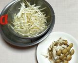 やさしい味の豆腐のもやしあんかけ作り方1写真