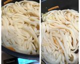めんつゆ！野菜たっぷりもちもち焼きうどん作り方5写真