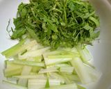 セロリのオイスターソース和え♪作り方2写真