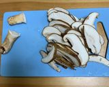 お吸い物　椎茸・ねぎ・豆腐かはんぺん作り方1写真