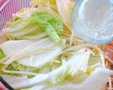 たらこペーストで白菜とホタテの豆乳スープ作り方4写真
