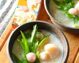 たらこペーストで白菜とホタテの豆乳スープ作り方8写真