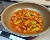 生トマトのペペロンチーノ風パスタ作り方5写真