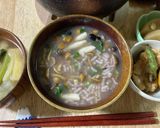 玄米雑穀米ときのこの雑炊作り方5写真