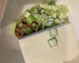 豆腐とイカ塩辛と納豆のコラボおつまみ23作り方17写真