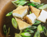 スキヤキ風●厚揚げ煮込みうどん鍋作り方1写真