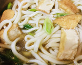 スキヤキ風●厚揚げ煮込みうどん鍋作り方2写真