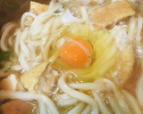 スキヤキ風●厚揚げ煮込みうどん鍋作り方3写真