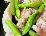 約10分で●鶏肉＆アスパラの辛マヨあえ作り方1写真