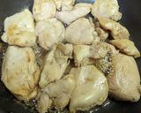 鶏胸肉と小松菜のにんにく醤油炒め作り方4写真