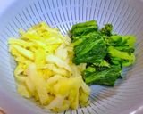 春野菜を使った辛子味噌和え作り方3写真