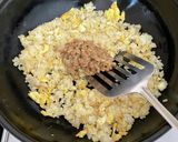包丁要らず簡単納豆レタスチャーハン作り方3写真