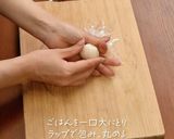 銅製 たこ焼き器で作る 肉巻き おにぎり作り方1写真