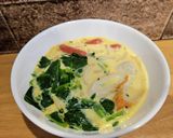 うどんを入れたレンチンで簡単茶碗蒸し作り方8写真