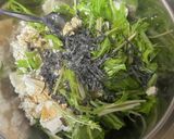水菜と豆腐のサラダ作り方4写真