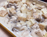 厚揚げ豆腐とささみ、しめじのグラタン作り方4写真