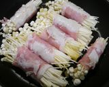 簡単！エノキの肉巻き　トマトすき煮作り方4写真