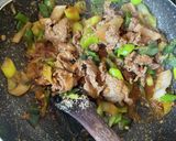 牛肉とネギの韓国風コチジャン味噌炒め作り方10写真