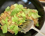 包丁要らず簡単納豆レタスチャーハン作り方5写真