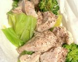材料3つ！鶏胸肉ブロッコリーヘルシー蒸し作り方4写真