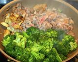ブロッコリーと豚肉のマヨ味噌炒め作り方3写真