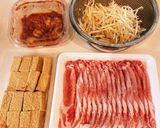 簡単!辛さマイルド豚キムチ作り方1写真