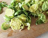 レモン香る芽キャベツナのアンチョビパスタ作り方2写真