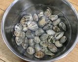 ワンパン！菜の花とアサリのバター酒蒸し作り方1写真