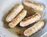 チーズとろ〜り♡照り焼きちくわバーグ作り方4写真