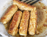 チーズとろ〜り♡照り焼きちくわバーグ作り方5写真