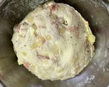 手ゴネベーコンオニオンチーズ角食パン♪作り方8写真