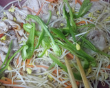 大豆もやしたっぷりソース焼きそば作り方5写真