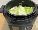 時短15分完成！ゆで白菜と味噌汁同時調理作り方2写真