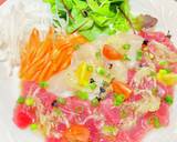 彩り綺麗カルパッチョ・マグロ・お魚・帆立作り方4写真