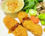 ささみフライメインで今日のご飯作り方1写真