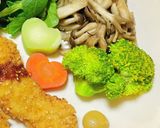 ささみフライメインで今日のご飯作り方3写真