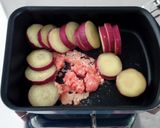 さつまいも明太：お弁当野菜おかずストック作り方2写真
