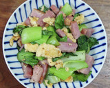 青梗菜とベーコンのちょい洋風炒め作り方5写真
