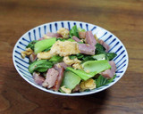 青梗菜とベーコンのちょい洋風炒め作り方6写真