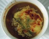 オニオンと鶏肉のグラタンスープ作り方5写真
