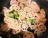 蓮根の炒め物作り方4写真