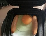 ホットサンド 香勲 目玉焼き作り方2写真