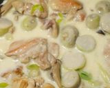 隠し味は味噌♡鶏肉と里芋の豆乳クリーム煮作り方6写真